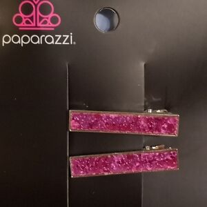 For All The World to Sequin Pink Hair Clip